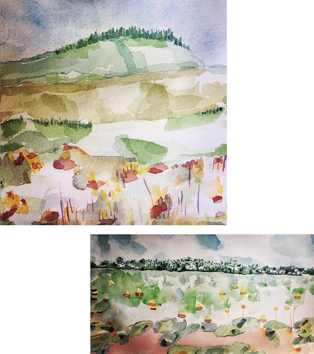 Chana Rosenberg: Aquarelas