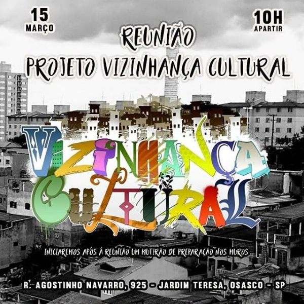 Projeto vizinhança cultural em Osasco