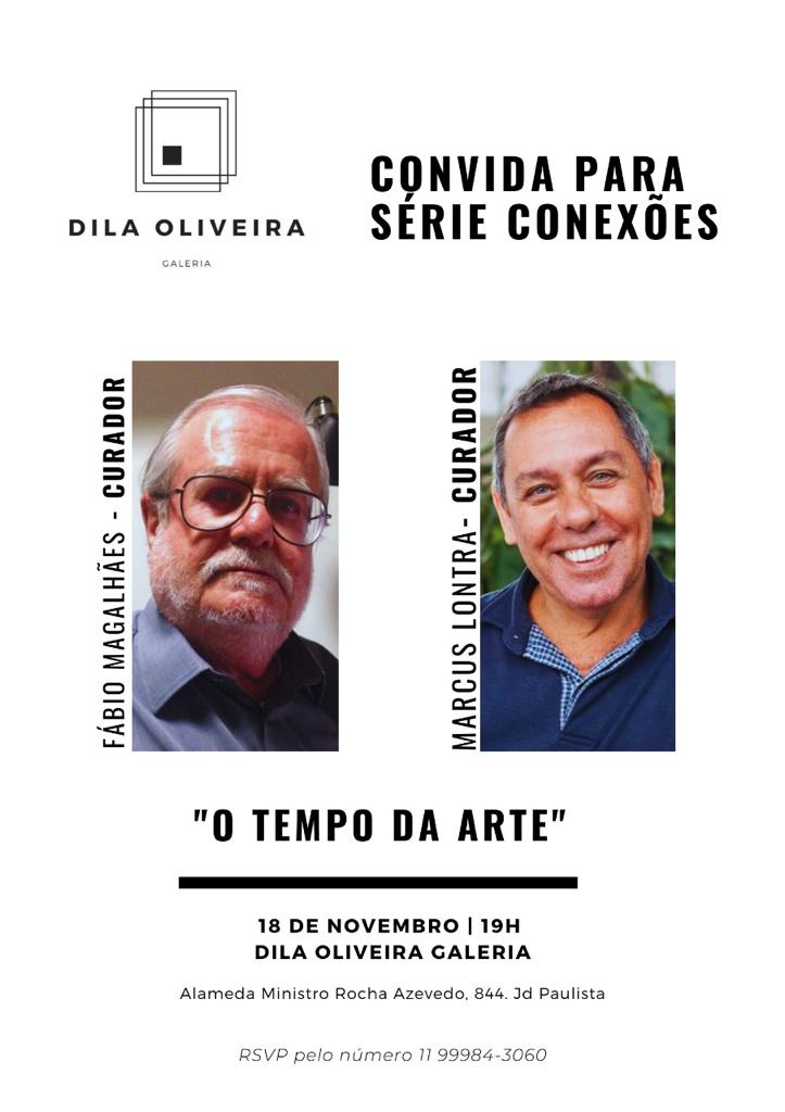 Série Conexões: Convite para “O tempo da arte” com curadoria de Fabio Magalhães e Marcus Lontra
