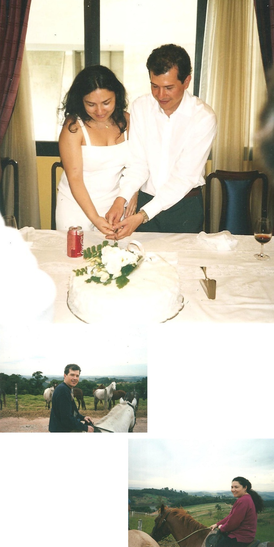 Eu e Luiza comemoramos 18 anos do nosso casamento civil