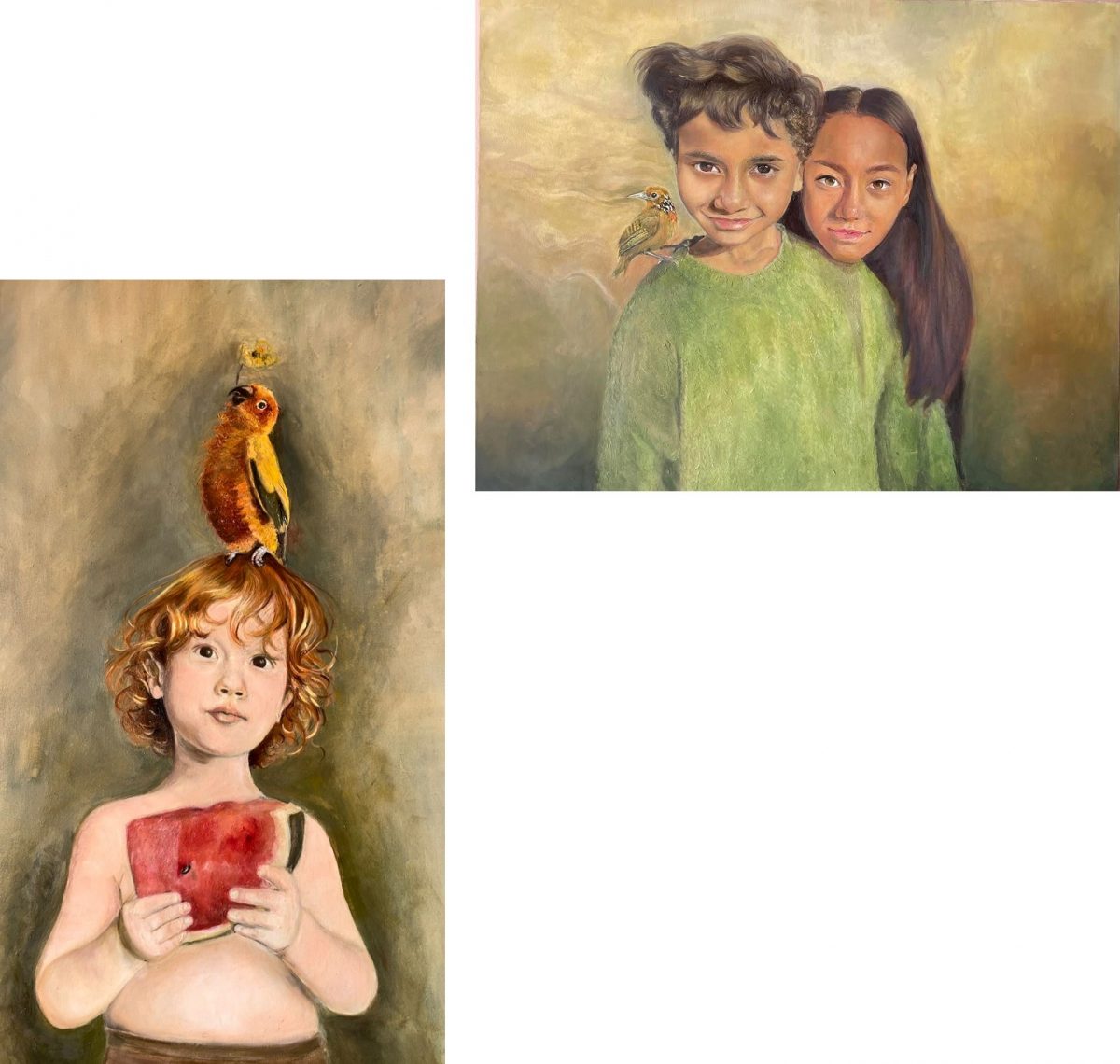 Renata Leal: Duas crianças brasileiras e o uirapuru verdadeiro e A cor da semente da melancia