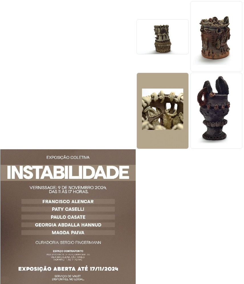 Georgia Abdalla Hannud: Exposição coletiva – Instabilidade