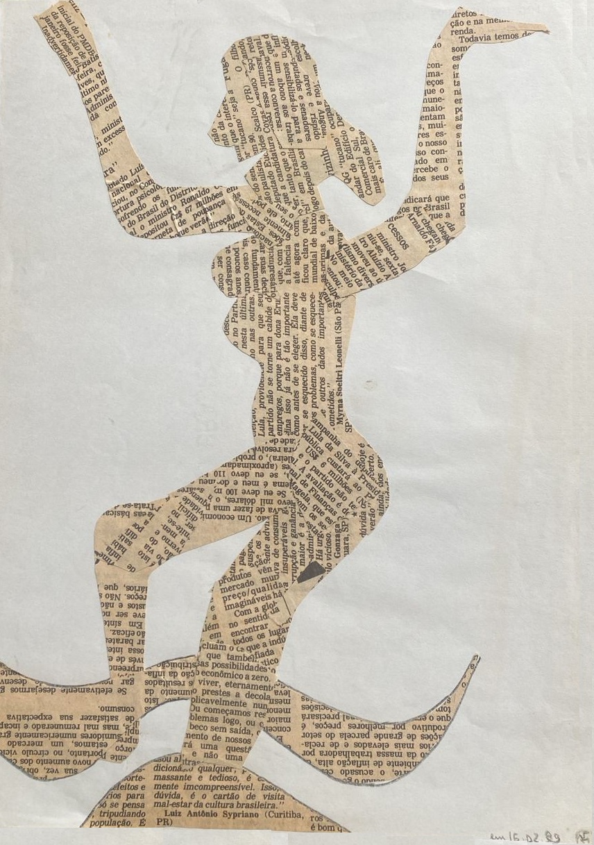 Dançarina de jornal