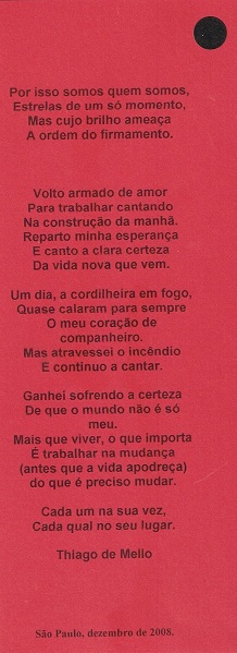 Por isso somos quem somos