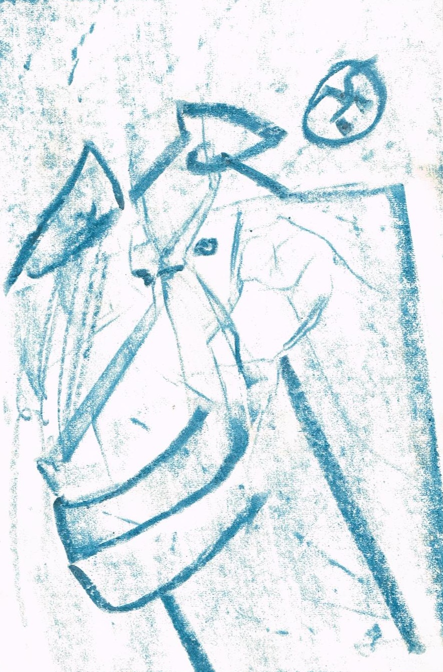 Cão azul