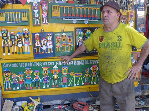 Mais uma pérola da arte popular da Terra Brasilis