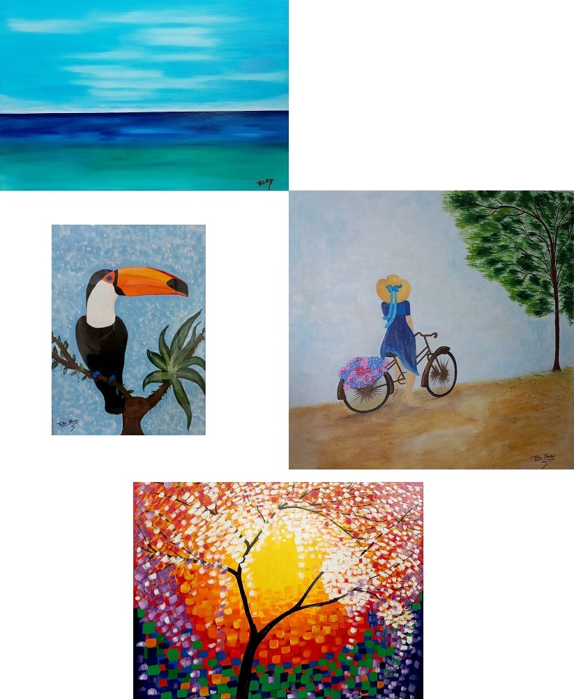 Rita Baron: Continua pintando e mostra novas obras