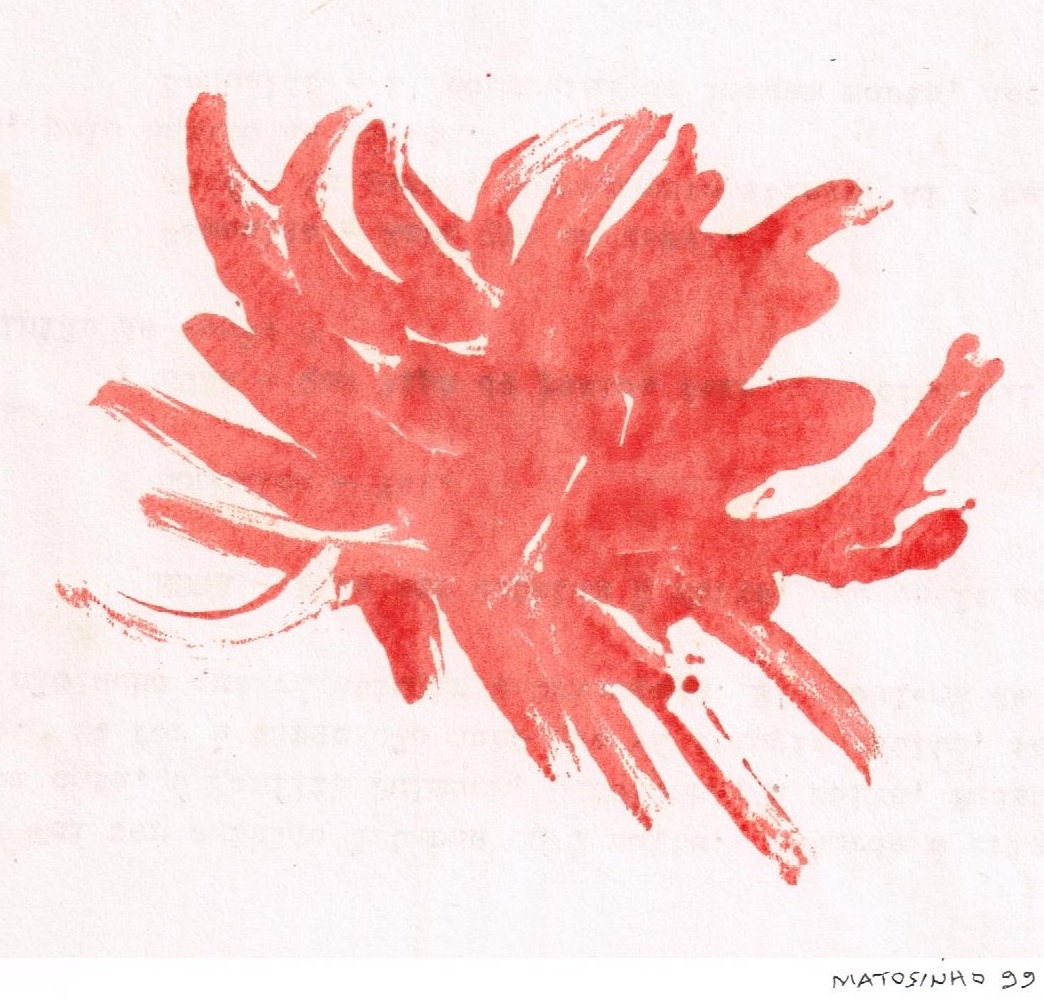 Há uma gota de sangue