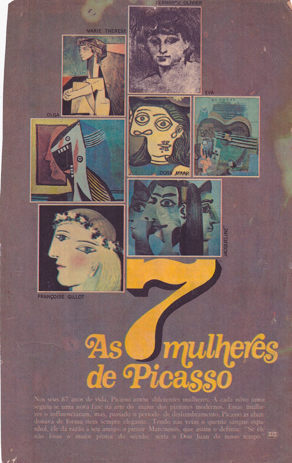 As 7 mulheres de Picasso